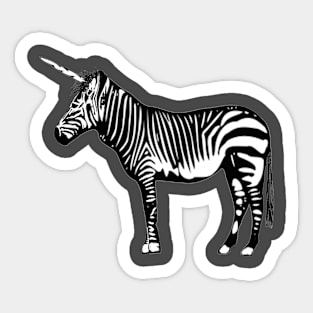 funkyzebrahorn Sticker